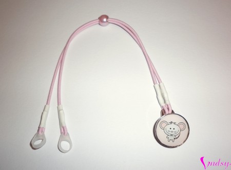 Světle růžová myška