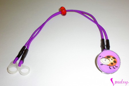 Záchytný klip fialová beruška