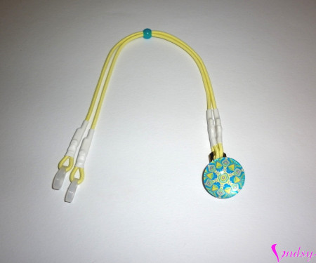 Záchytný klip žlutá mandala