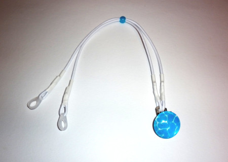 Záchytný klip modrá mozaika