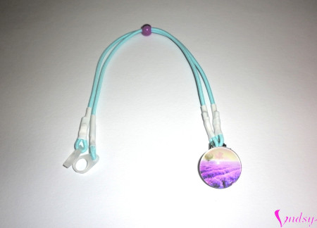 Záchytný klip levandulové pole