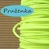 Pruženka kulatá * Ø2 mm * neon žlutá