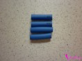 Bužírka smršťovací * Ø5 mm * modrá - 4 kusy